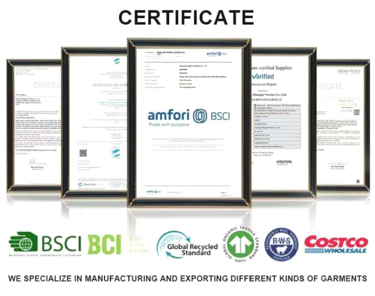 short sleeve knitted tunic CERTIFICATE