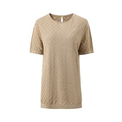 Lyhythihainen neulottu tunika